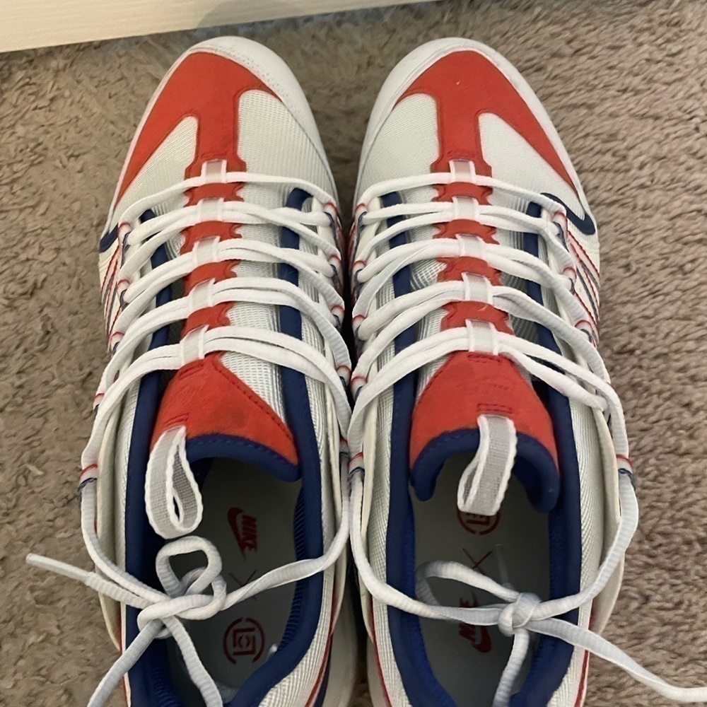 Nike Air Max 97 Haven x CLOT Royal Red 2019 Size 11.5  Excellent Condition - Picture 7 of 9